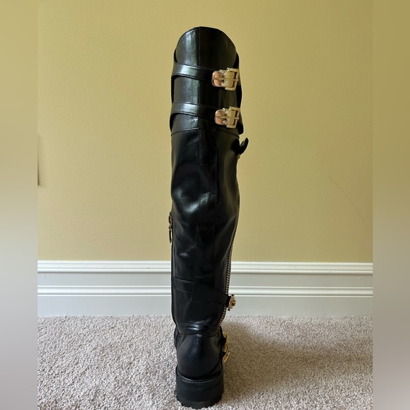 Cesare Paciotti Over the Knee Leather Boot - Picture 4 of 6